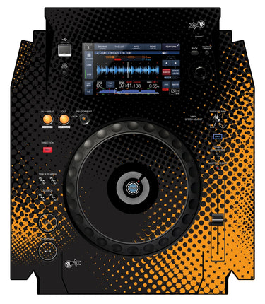 Pioneer DJ XDJ 1000 Skin Orange Dot